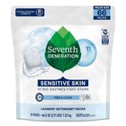 Seventh Generation Laundry Packs Free clear 66ct Hypoallergenic Concentrated-2pk