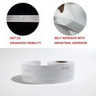 Dot-c2 Reflective Tape white Silver 2inch X30 Feet Waterproof Conspicuity Safety