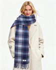 Womens Oversized Plaid Winter Scarf Long Cozy Blanket Shawl Gift