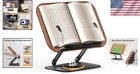 Book Stand  Telescopic Book Holder Stand  Adjustable Height Pull Out Design E   