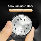 Car Dashboard Clock Mini Tiny Analog Clock Watch For Vehicle Stick On Clock