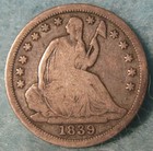 1839-o Seated Liberty Silver Half Dime   Old Us Coin  631