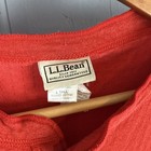 Vtg Ll Bean One Piece Long John Pajamas Sz L Tall Red Union Suit Made In Canada