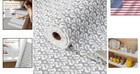 Drawer Liner 12x120 Waterproof Non-slip Gray Vinyl Shelf Protectant