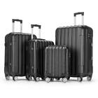 4 Piece Suitcase Luggage Set Hardside Suit Case With Spinner Wheels Tsa Lock