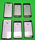 mixed Lot Of 6  Apple Iphone Various Models Xr se2 se3 - As Is parts Only