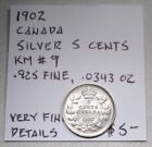 1902-1949 Canada New Foundland Silver Coins Lot Of 8 Ap641