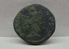 Roman Empire Trajan 113 Ad Ae Dupondius Tooled  ktm10489