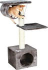 San Fernando 41 7-in Cat Tree  Condo  Scratching Post   Dangling Toy - Dark Gray