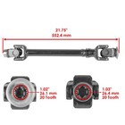 Caltric Rear Propeller Drive Shaft For Can-am Outlander 1000 Xmr 2013-2015
