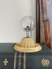 Vintage Aerolux 1939 Worlds Fair Bulb And Stand