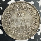 1899 Newfoundland 50 Cents Lot jm9066 Silver  Nice 