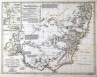 1847 Stieler Map Australia New South Wales Victoria Sydney Melbourne Adelaide Au