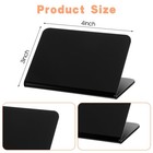 20 Pack Acrylic Chalkboard Sign  Black Mini Tabletop Chalkboard Signs  Small    