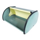Sotech Blue Bread Box Kitchen Container For Bread Food Storage Vintage Boxes