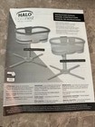 Halo Bassinest Swivel Sleeper Luxe Plus Bassinet Gray Vibration Nightlight Sound