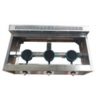 3 Pans Commercial Propane Deep Fryer Countertop Gas Fryer Restaurant Food Fryer