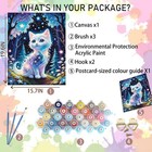 Cat Paint By Numbers Kit For Adults Beginner-cat Forest Landscape Adult Paint By