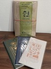 Traveler s Factory Kyoto Edition Limited Leather Blue Cover   3 Refills