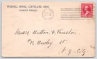 1894 Weddell House Cleveland Oh Charles Wesley Advertising Cover