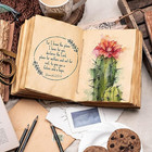 Leather Bound Journal - Rustic Brown  7 x5   220 Pages - Vintage Blank Paper Dia