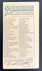 1890 N21 Allen   Ginter Tobacco Card 50 Quadrupeds  chamois 