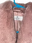 H m Girls  Faux Fur Coat  Size 8-10 Years  Mauve-girly Glam  Softcore  Princess