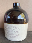 Lane Company Cleveland Ohio Mini Jug Antique Liquor Promo Pottery 1890s