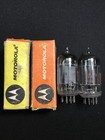 Nos Pair Motorola  rca  5963 Audio Amplifier Vacuum Tubes Tested Usa 5 3343-d