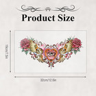 Tramp Stamp Temporary Tattoo For Women  6 Sheets Abdomen Waist Back Fake  