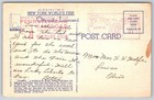 New York Vintage New York Postcard New York City Worlds Fair 1940 Statue
