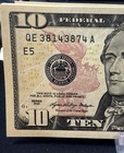      2021  10 Dollar - Qe a -block  w  Federal Reserve Note   Richmond    e      Unc