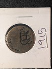 1915 San Francisco Ppie World   s Fair Souvenir Token Medal Bear Design