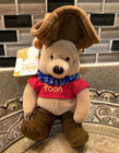 Disney Store Winnie The Pooh Cowboy Hat Boots Western 8  Mini Bean Plush Nwt