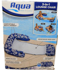 Aqualeisure 3-n-1 Lounge chair drifter Multi-position Chair Float-250lb Capacity