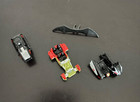 Lot Of 3 Jada Toys Vehicles - Jokermobile  Batcycle  Gi Joe Cobra H i s s  Tank