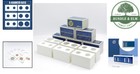 Coin Holders In 6 Sizes  2x2 Inch Cardboard Flips For Coin Collecting Supplies