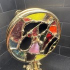 Vintage Chesnik-koch Brass Kaleidoscope With Attached Wood And Brass Stand 11   