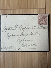 1900s Handwritten Mourning Letter Norfolk Norwich With Great Stamp 1 1 2 Postage