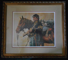 Don Stivers First Sergeant Art Print Framed Signed numbered 661 2000