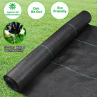 3 2 Oz Heavy Duty Weed Barrier Landscape Fabric Garden Block Gardening Cover Mat