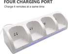 Rechargeable 2 4 Battery Charger Dock Station Pack For Nintendo Wii wii U Remote