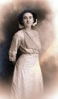 6x3 5 Beautiful Young Woman Posed Vintage Dress For Photo Vintage Photograph