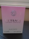 Versace Bright Crystal Edt Perfume Dab Travel Mini Bottle  17oz 5ml New In Box 