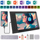 Digital Graphics Drawing Tablet Art Painting Board Usb Tablet W battery-free Pen