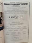 The Band s Visit Broadway Opening Night Playbill Nov 9 2017 Tony Winner Best Mus