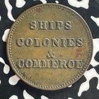  1835  Prince Edward Island Ships  Colonies   Commerce Token Lot t7941 Pe-10-39