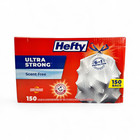 Hefty Ultra Strong 13 Gallon Tall Kitchen Drawstring Trash Bags - 150 Count