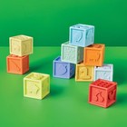 Silicone Stacking Blocks Set 10pc Gigglescape    baby Toys  Educational 6 Months 