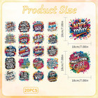24 Sheets Funny Sarcastic Iron On Transfers For T-shirts  Colorful Dtf Transfers
